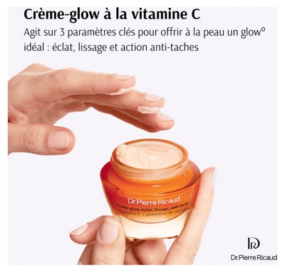 Dr Pierre Ricaud Crème-Glow Éclat Lissage Anti-Taches Vitamine C et Glabridine de Réglisse 40 ml