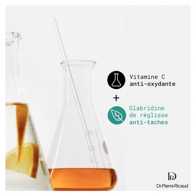 Dr Pierre Ricaud Crème-Glow Éclat Lissage Anti-Taches Vitamine C et Glabridine de Réglisse 40 ml