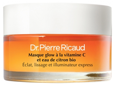 Dr Pierre Ricaud Masque Glow Vitamine C et Eau de Citron Bio 50 ml