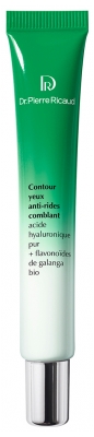 Dr Pierre Ricaud Contour Yeux Anti-Rides Comblant Acide Hyaluronique Pur + Flavonoïdes de Galanga Bio 15 ml