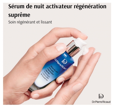Dr Pierre Ricaud Sérum de Nuit Activateur Régénération Suprême Probiotiques + Micro-Arn de Lavande Bio 30 ml
