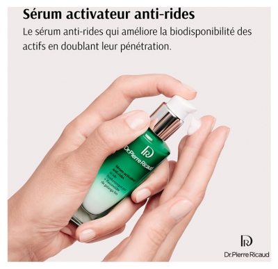 Dr Pierre Ricaud Sérum Activateur Anti-Rides Acide Hyaluronique Pur + Flavonoïdes de Galanga Bio 30 ml