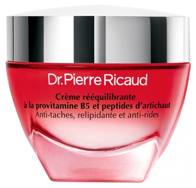 Dr Pierre Ricaud Crème Rééquilibrante à la Provitamine B5 et Peptides d'Artichaut 40 ml