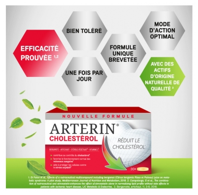 Arterin Cholestérol Complément Alimentaire 90 Comprimés