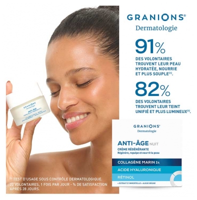 Granions Anti-Âge Nuit Crème Régénérante Nourrissante 50 ml