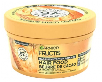 Garnier Fructis Hair Food Beurre de Cacao Masque Nutrition Boucles Cheveux Bouclés à Frisés 320 ml