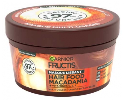 Garnier Fructis Hair Food Macadamia Masque Lissant Cheveux Secs et Rebelles 320 ml