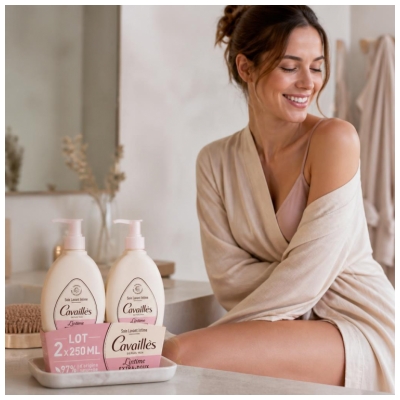 Cavaillès Soin Lavant Toilette Intime Extra-Doux 2 x 250 ml