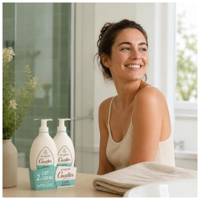 Cavaillès Soin Lavant Toilette Intime Fraîcheur 2 x 250 ml