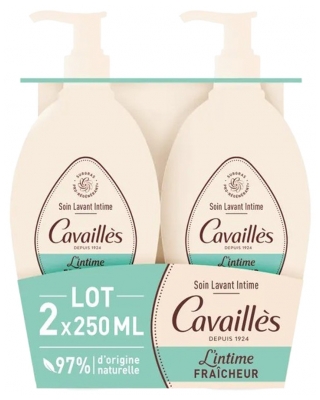 Cavaillès Soin Lavant Toilette Intime Fraîcheur 2 x 250 ml