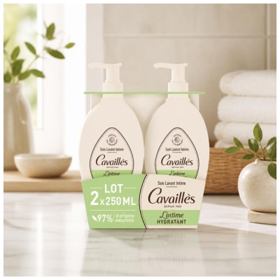 Cavaillès Soin Lavant Toilette Intime Hydratant 2 x 250 ml