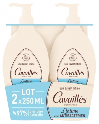 Rogé Cavaillès Soin Lavant Toilette Intime Antibactérien 2 x 250 ml