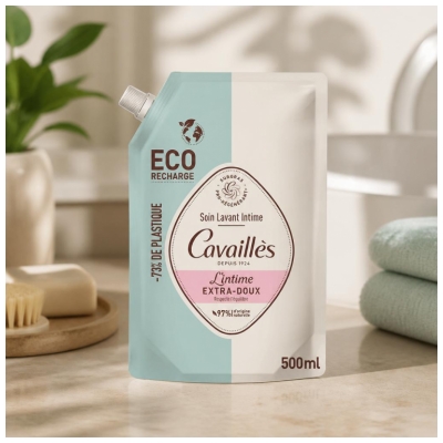 Rogé Cavaillès Soin Lavant Toilette Intime Extra-Doux Éco-Recharge 500 ml