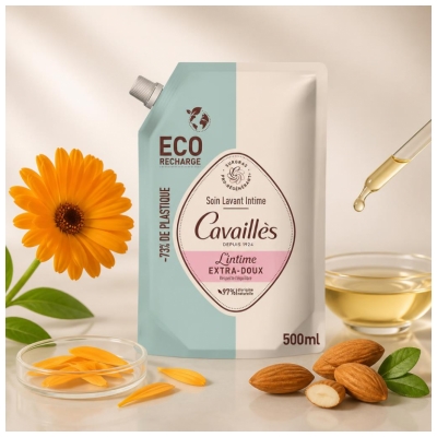 Rogé Cavaillès Soin Lavant Toilette Intime Extra-Doux Éco-Recharge 500 ml