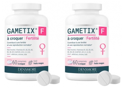 Comprimés de Fertilité Densmore Gametix F pour Améliorer la Fertilité - Lot de 120 Comprimés