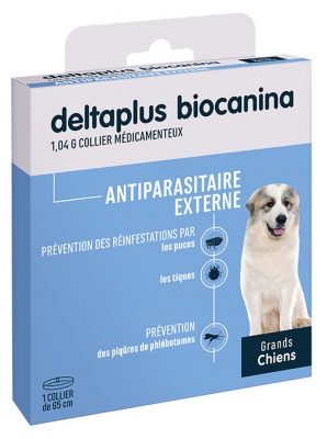 Biocanina Deltaplus 0,77 g Collier Antiparasitaire Externe Grands Chiens 1 Unité