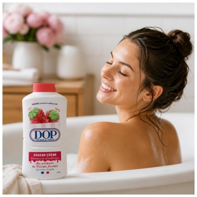 Dop Douceurs d'Enfance Douche Crème au Parfum de Fraises Sucrées 310 ML