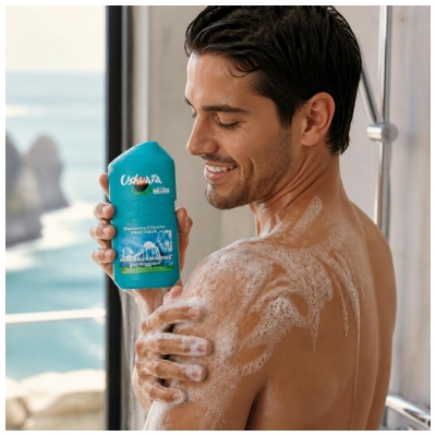 Ushuaïa Shampoing Douche Fraicheur Minéraux Marins de l'Atlantique 280 ml