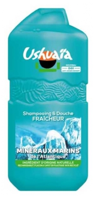 Ushuaïa Shampoing Douche Fraicheur Minéraux Marins de l'Atlantique 280 ml