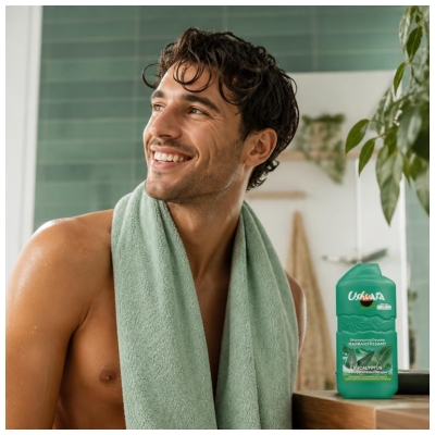 Ushuaïa Shampoing Douche Rafraîchissant Eucalyptus de la Péninsule Ibérique 280 ml