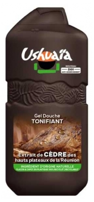 Ushuaïa Gel Douche Tonifiant Extrait de Cèdre de la Réunion 280 ml