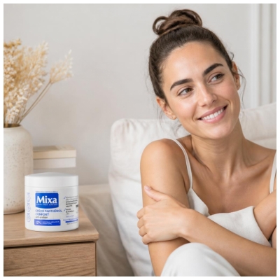 Mixa Crème Panthénol Confort Peaux à Tendance à l'Eczéma Atopique 400 ml