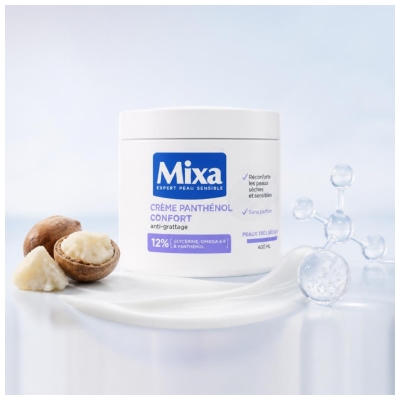Mixa Crème Panthénol Confort Peaux à Tendance à l'Eczéma Atopique 400 ml
