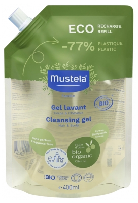Mustela Eco Recharge Gel Lavant Certifié Bio 420 g