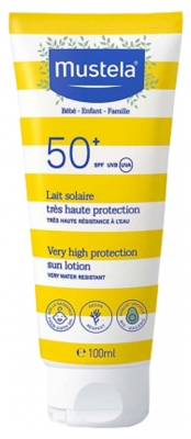Mustela Lait Solaire Très Haute Protection Spf50+ 100 ml