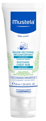 Mustela Baume Pectoral Réconfortant Hydrate et Apaise 40 ml