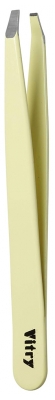 Vitry Pince à Épiler Inox Mors Crabe 9 cm - Couleur : Jaune