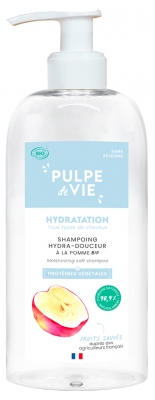 Pulpe de Vie Shampoing Pomme Hydratant Doux Bio 400 ml