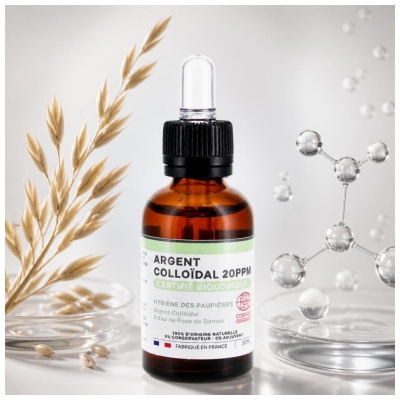 Dr. Theiss Argent Colloïdal Hygiène des Paupières 20 ppm Bio 30 ml