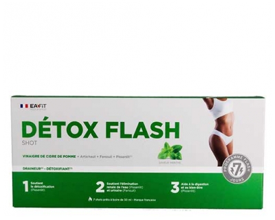 Eafit Détox Flash Shot 7 Shots de 30 ml