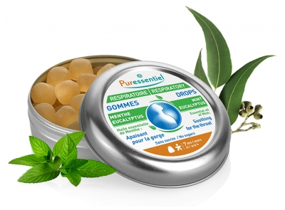 Puressentiel Gommes Menthe-Eucalyptus Respiratoire - 45 g