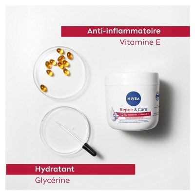 Nivea Repair & Care 15% Glycérine + Provitamine B5 + Niacinamide Pot 400 ML