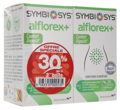 Biocodex Symbiosys Alflorex+ Boite 30 Gélules Duo