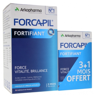 Arkopharma Forcapil Lot 3Mois+1Gr Bs