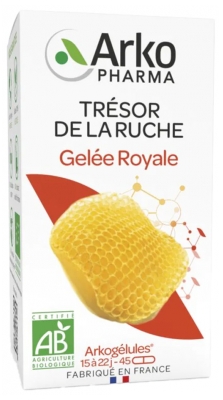 Arkopharma Arkogélules Gelée Royale - Trésor de la Ruche - Bio 45 Gélules