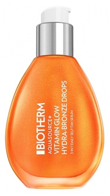 Biotherm Aquasource + Vitamin Glow Hydra-Bronze Drops Sérum Quotidien 3-en-1 50 ml