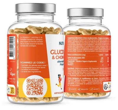 Nutri&Co Glucosamine & Chondroïtine Articulations et Os 90 Gélules