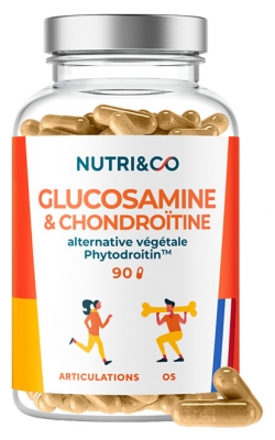 Nutri&Co Glucosamine & Chondroïtine Articulations et Os 90 Gélules