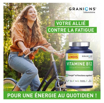Granions Vitamine B12 1200 %g Méthylcobalamine 180 Comprimés
