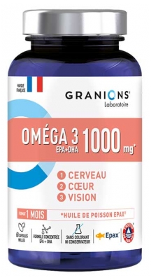 Granions Oméga 3 1000 mg 60 Capsules