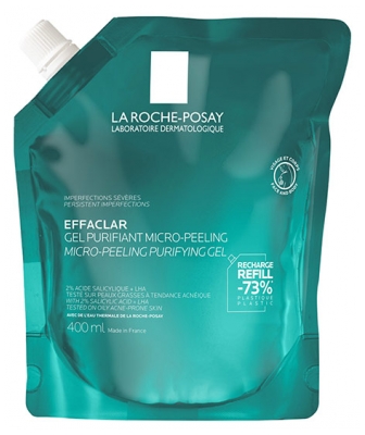 La Roche-Posay Effaclar Gel Micropeeling Éco-Recharge 400 ml
