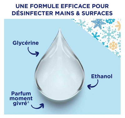 Baccide Spray Anti-Viral Désinfactant Mains et Surfaces Moment Givré Peaux Sensibles Édition Limitée 100 ml