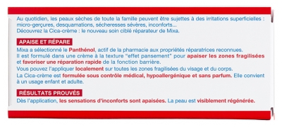 Mixa Baume Cica Réparation Accélérée Peau Sèche Irritée 50 ml