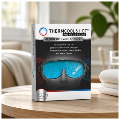Bausch + Lomb ThermCool & Hot 1 Poche de Gel Masque Oculaire & Tempes