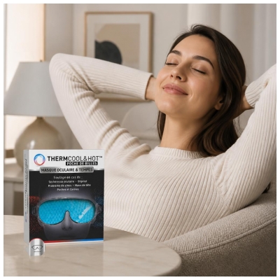 Bausch + Lomb ThermCool & Hot 1 Poche de Gel Masque Oculaire & Tempes