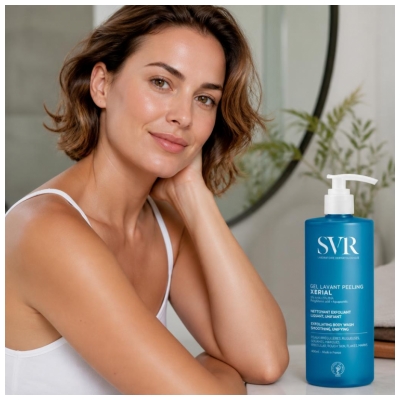 SVR Xérial : Peaux sèches et squameuses Gel Lavant Peeling Corps 400 ml